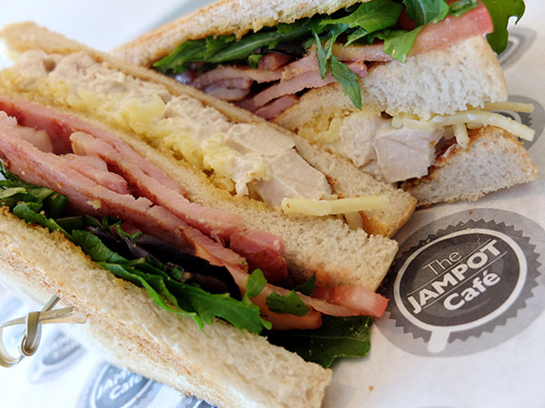 A photo of a delicious sandwich platter from Jampot Cafe dorking