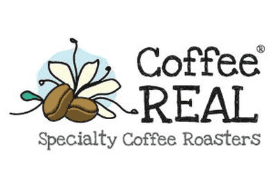 Coffee Real graphic logo