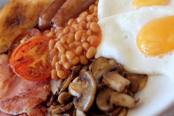 Photo of a large Jampot cooked breakfast
