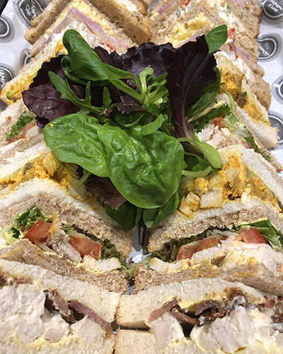 A photo of a delicious sandwich platter from Jampot Cafe dorking